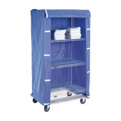 Nexel Chrome Wire Linen Cart with Nylon Cover