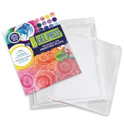 Gel Press Reusable Printing Plate, 8 x 10 Inches, Clear