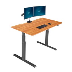VARI Electric Standing Desk, Butcher Block, Item Number 2038971