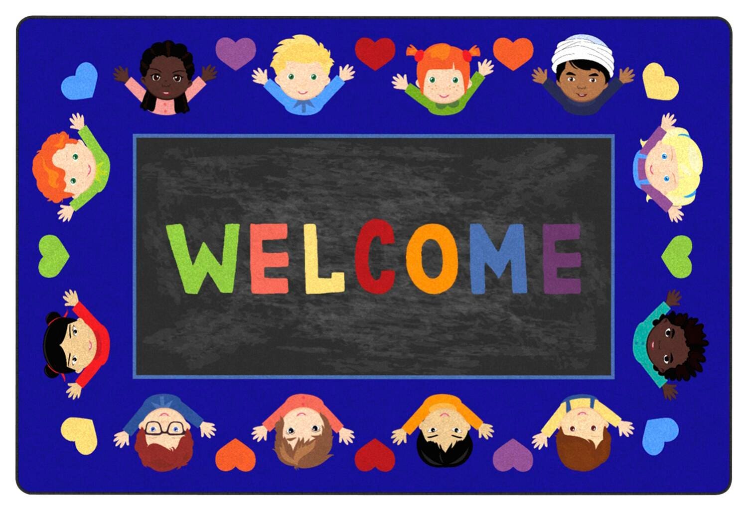 Childcraft Welcome Friends Carpet, Rectangle 4000083