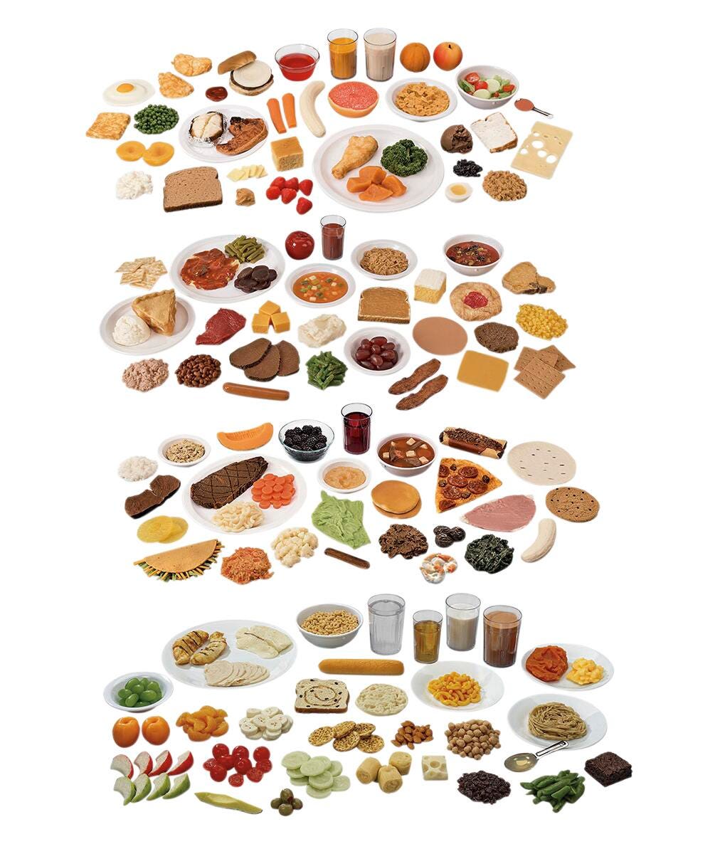 Image for Food Replica Combined Packages No. 1, 2, 3, and 4 from School Specialty