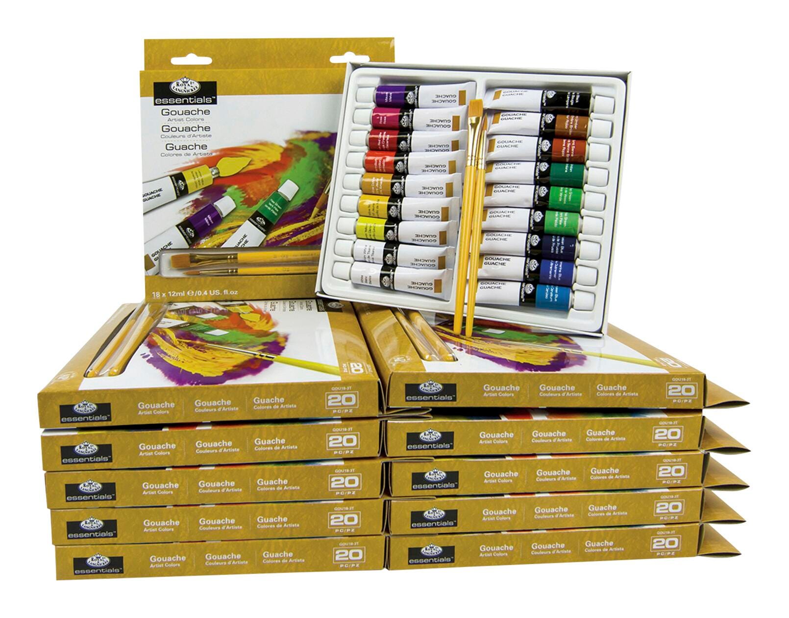 Image for Royal Brush® Essentials Gouache - Classroom Pack of 216 - 12 ml (0.4 oz.) Tubes from School Specialty