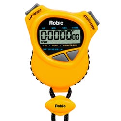 Robic 1000W Dual Stop Watch, Yellow, Item Number 1497899