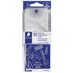 Staedtler 10-Piece Excellence Math Set in Metal Tin 2132097