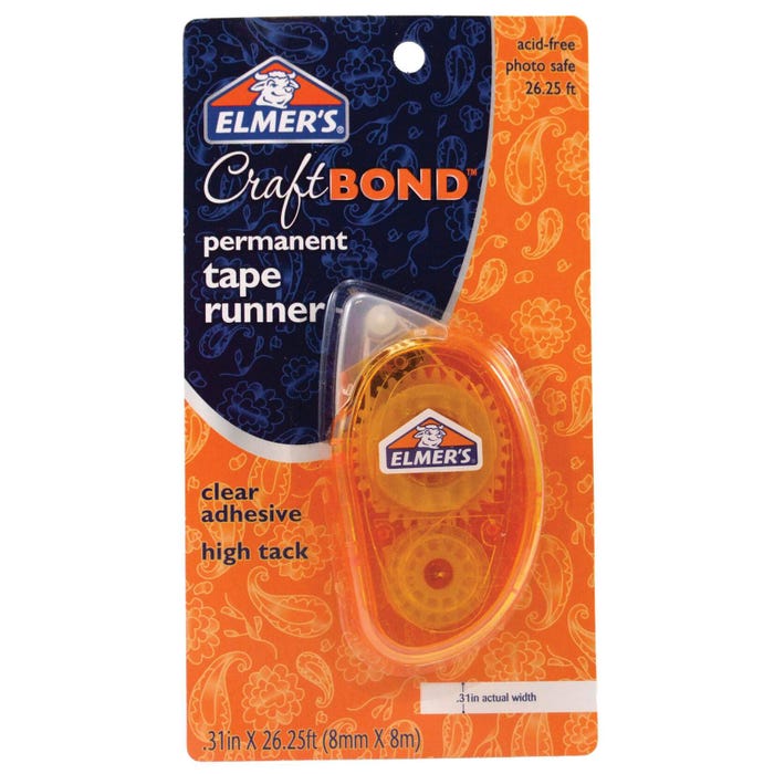 Elmer's CraftBond Tape Runner, 1/3 Inches x 26-1/4 Feet