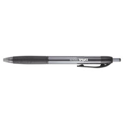 School Smart Retractable Hybrid Gel and Ink Pens, Black, Pack of 12 1570492