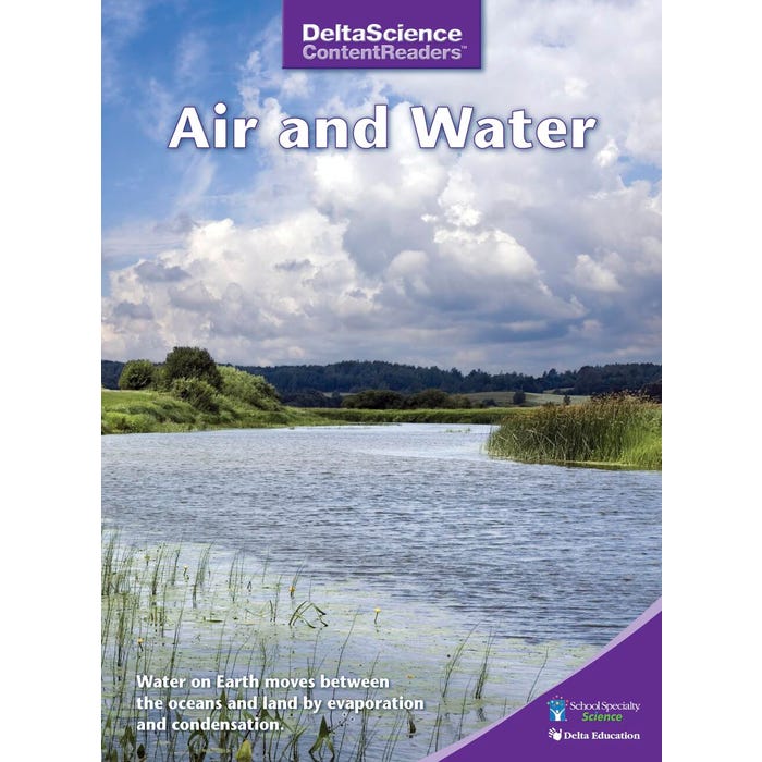 Delta Science Content Readers Air and Water Purple Book, Pack of 8