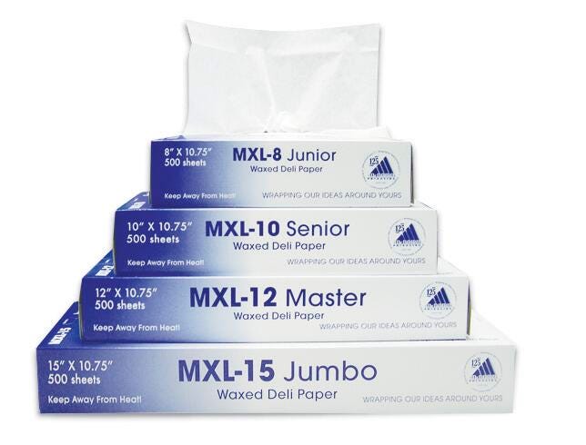 School Specialty Deli Wax Paper, 10-3/4 x 12 Inches, Pack of 6000, Item Number 1553164