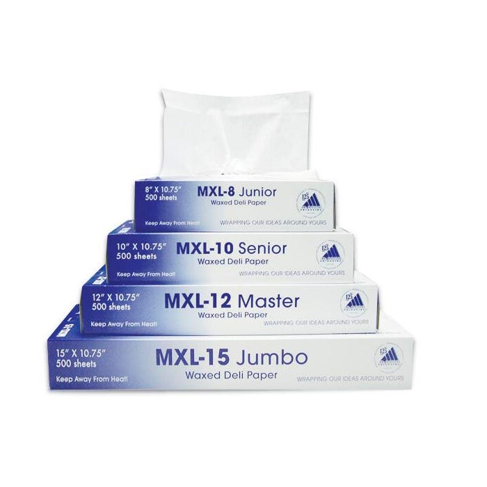 McNairn Deli Wax Paper, 10-3/4 x 15 Inches, 500 Count Pack of 12, Case of 6000