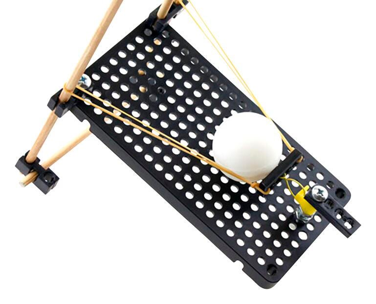 TeacherGeek Basic Ping Pong Projectile Launcher, Pack of 10, Item Number 2004019