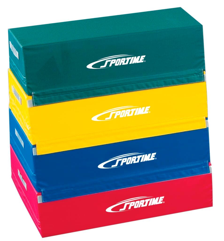 Sportime Small Rainbow Foam Trapezoid, 36 x 30 x 36 Inches 2124402