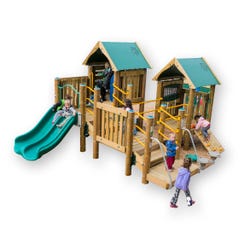 Ultra Play Hamlet Play Structure-Turnkey Package - Natural, Item Number 2104933