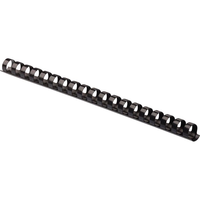 Fellowes Plastic Binding Combs, 3/8 Inch, Black, Pack of 100