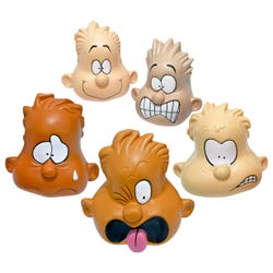 The Pencil Grip Inc Feeling Heads, Set of 5, Item Number 2023223