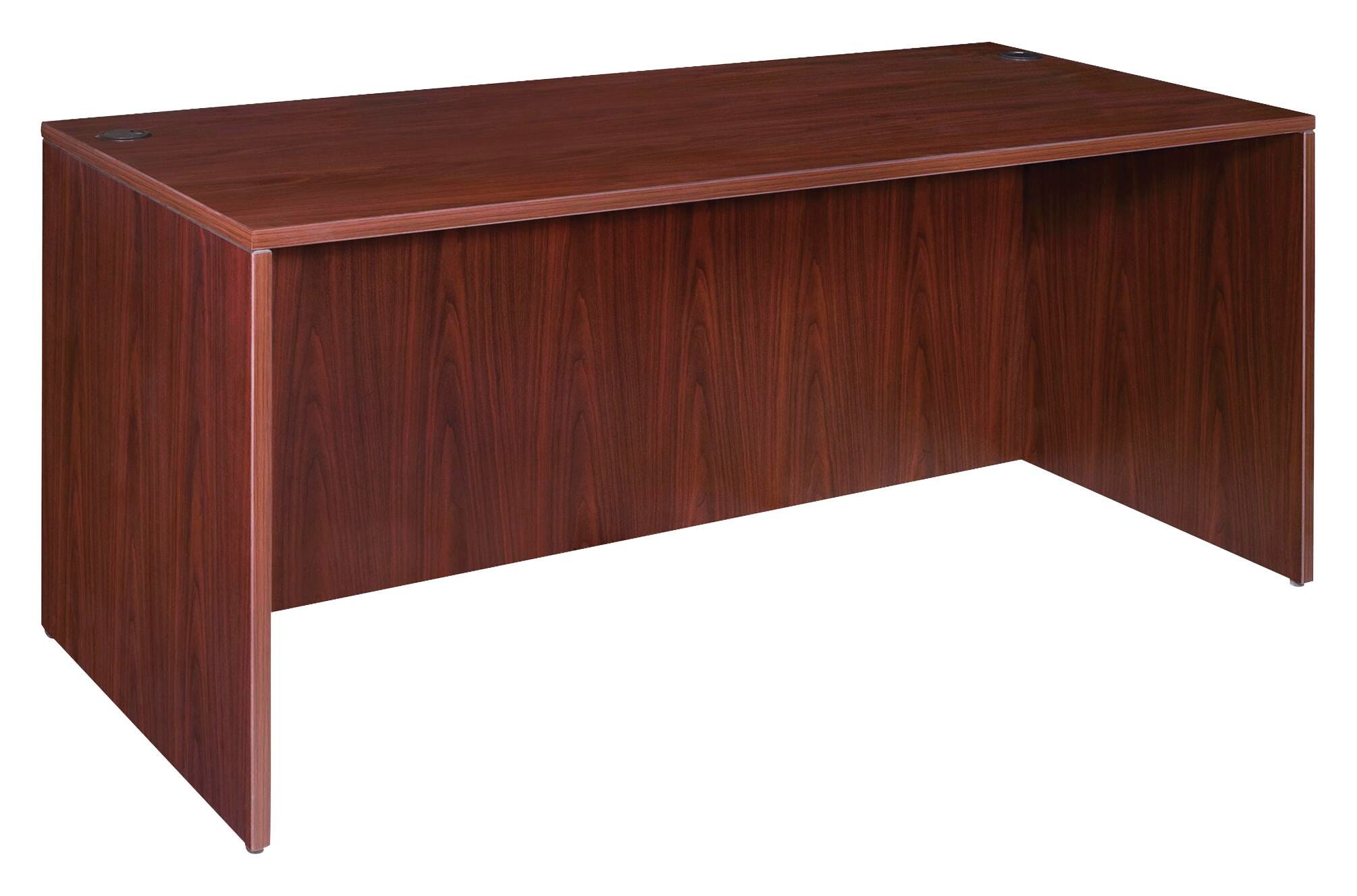 Classroom Select Laminate Rectangular Desk Shell, 70-7/8 x 35-5/8 x 29-1/2 Inches, Mahogany 1563861