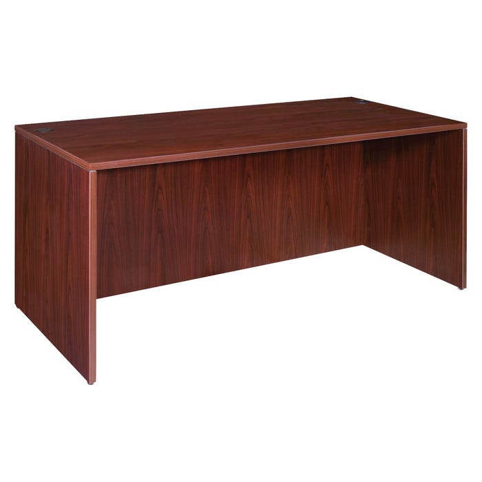 Classroom Select Laminate Rectangular Desk Shell, 70-7/8 x 35-5/8 x 29-1/2 Inches, Mahogany