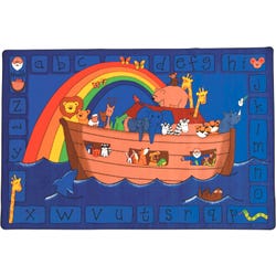 Carpets for Kids KID$Value PLUS Alphabet Noah Carpet, Rectangle 4002200