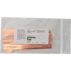 Frey Scientific Copper Foil Strips, 1 x 10 Centimeters, Pack of 10 2154918