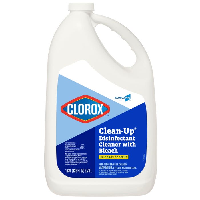 CloroxPro Clean-Up Cleaner Refill with Bleach, 1 Gallon