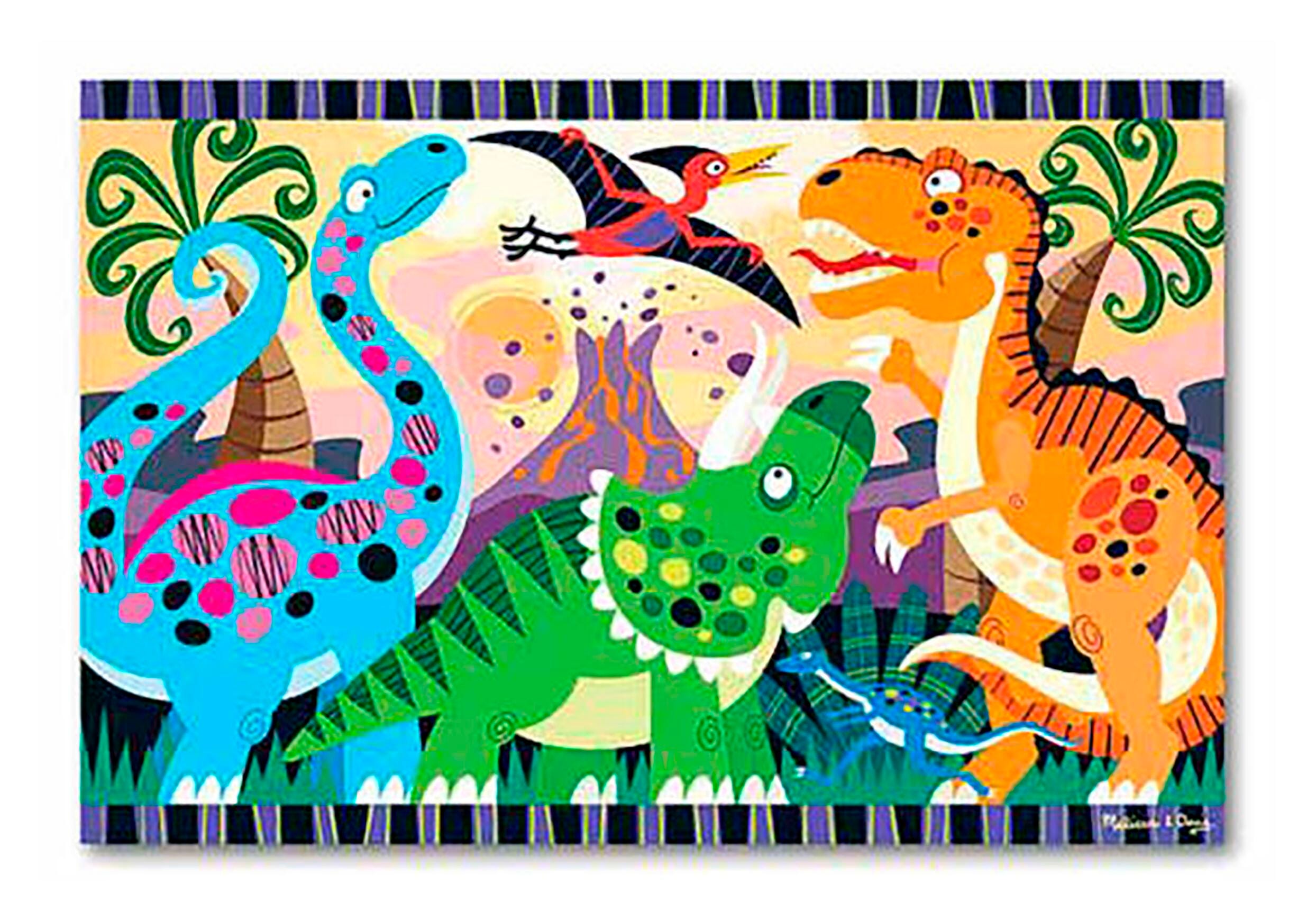 Melissa & Doug Dinosaur Dawn Floor Puzzle, 24 Pieces 1609361