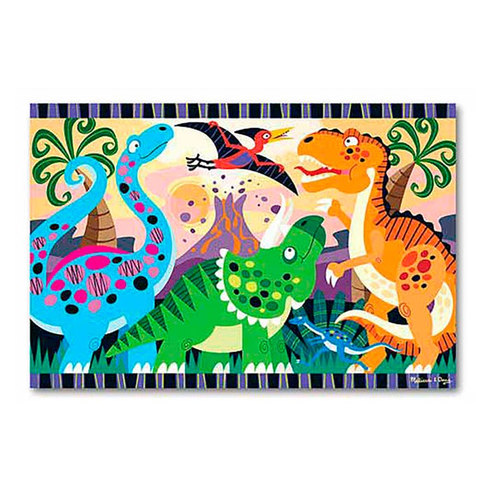 Melissa & Doug Dinosaur Dawn Floor Puzzle, 24 Pieces