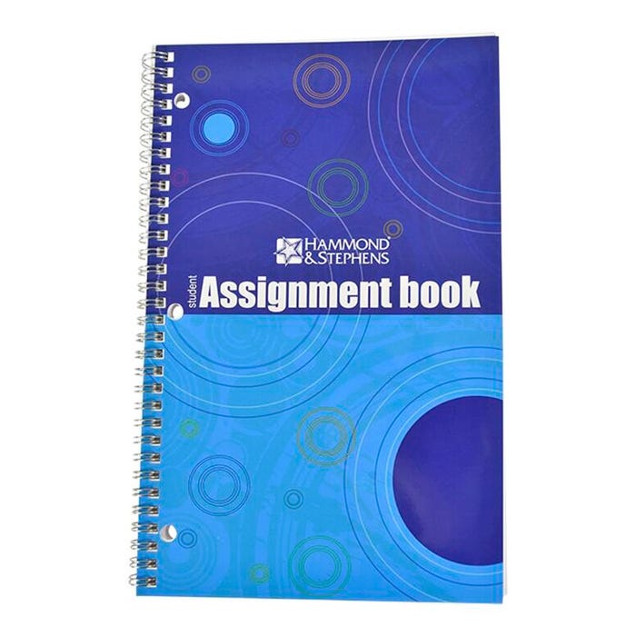 Hammond & Stephens Undated Weekly Student Planner, 7 x 11 Inches, 96 Sheets/192 Pages