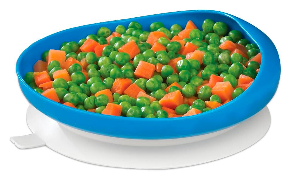 FabLife Scoop Plate, Suction Cup Base, Item Number 1583674