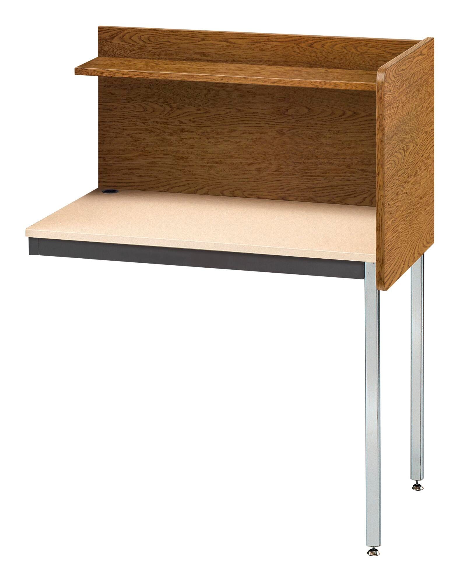 Smith Carrel Single Modular Carrel Adder, 37 x 24 x 46-1/4 Inches 4001046