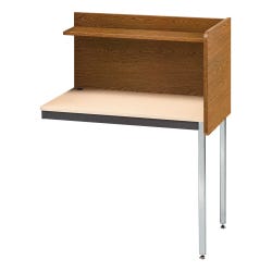 Smith Carrel Single Modular Carrel Adder, 37 x 24 x 46-1/4 Inches 4001046