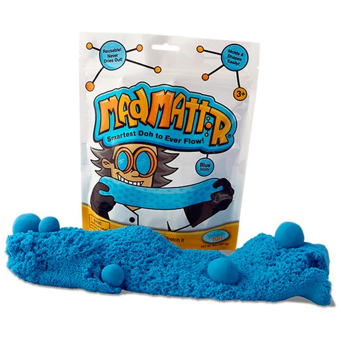 Mad Mattr Dough Pack, 10 Ounces, Blue