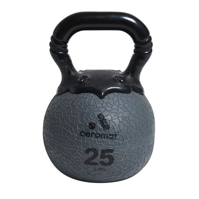Aeromat Elite 25 lb Kettlebell, Gray