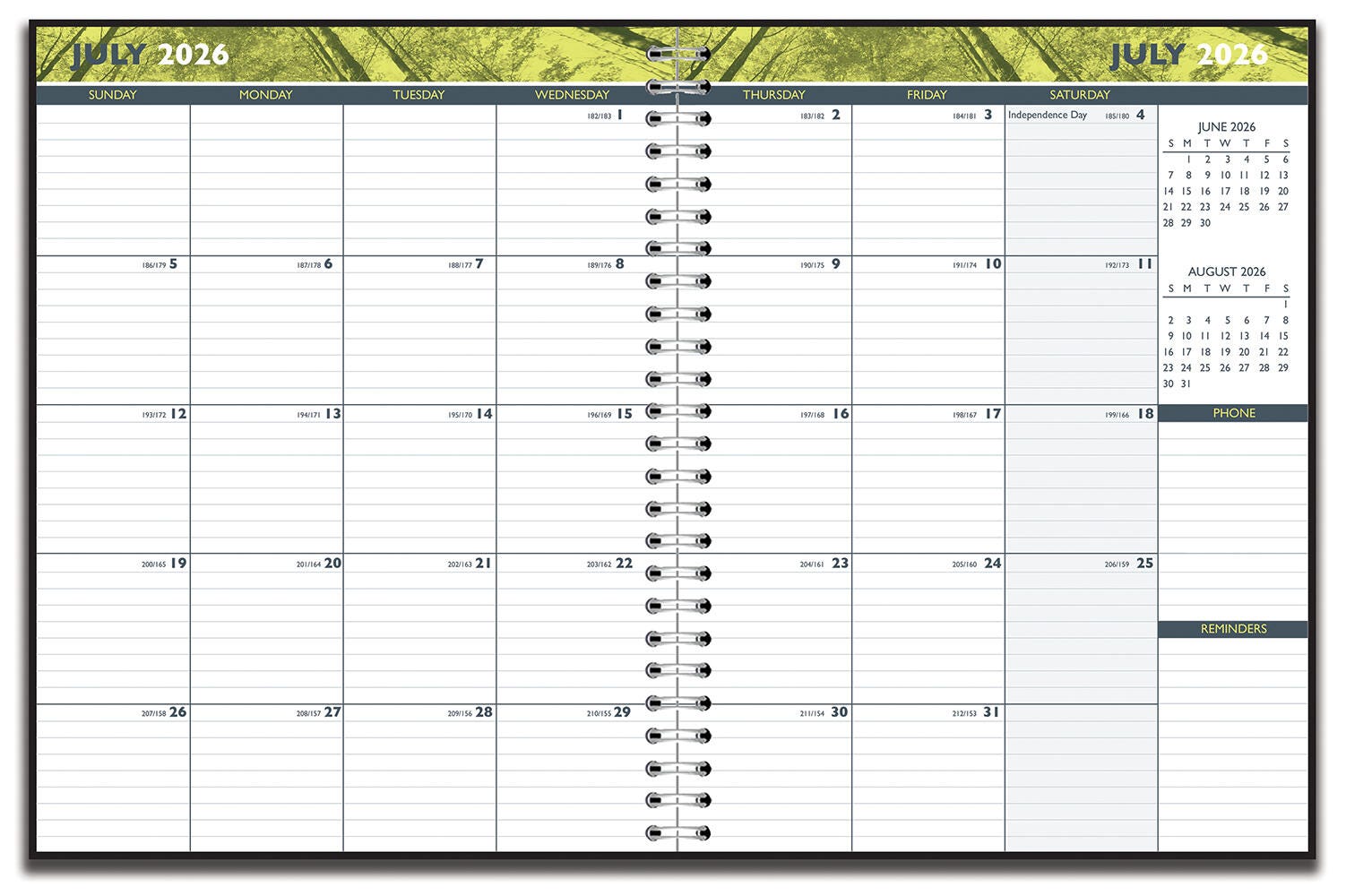 Image for Hammond & Stephens Academic Monthly Planner, 14 Months, July 2026 to August 2027, 8-1/2 x 11 Inches from School Specialty