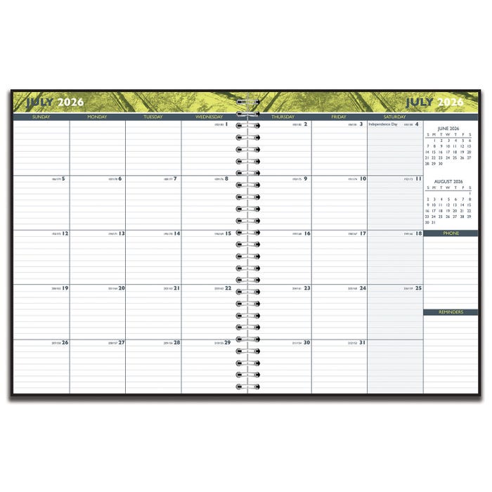 Hammond & Stephens Academic Monthly Planner, 14 Months, July 2026 to August 2027, 8-1/2 x 11 Inches
