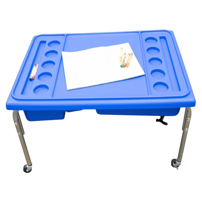 Children's Factory Neptune Activity Table with Lid, 36 x 24 x 24 Inches