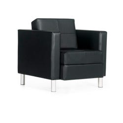 Global Industries Citi Lounge, 30 x 31 x 30 Inches, Black