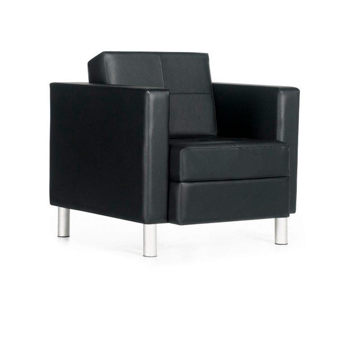 Global Industries Citi Lounge, 30 x 31 x 30 Inches, Black