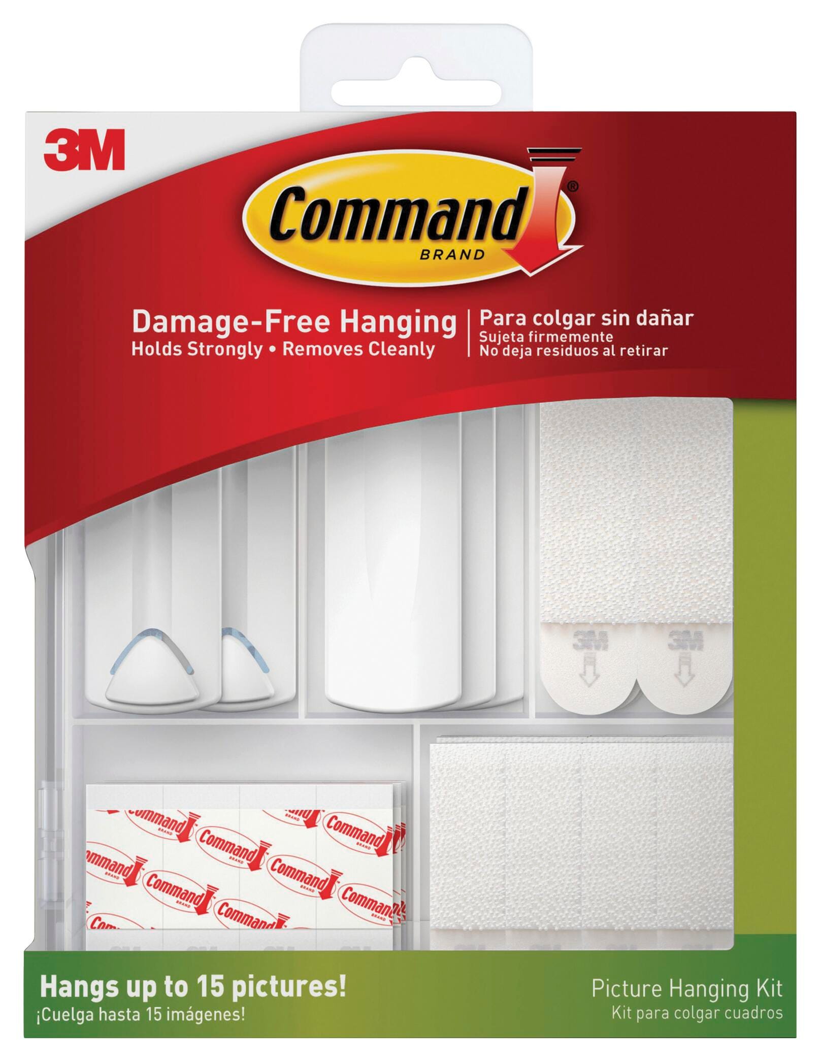 Command Picture Hanging Kit, White, 38 Pieces 2133428