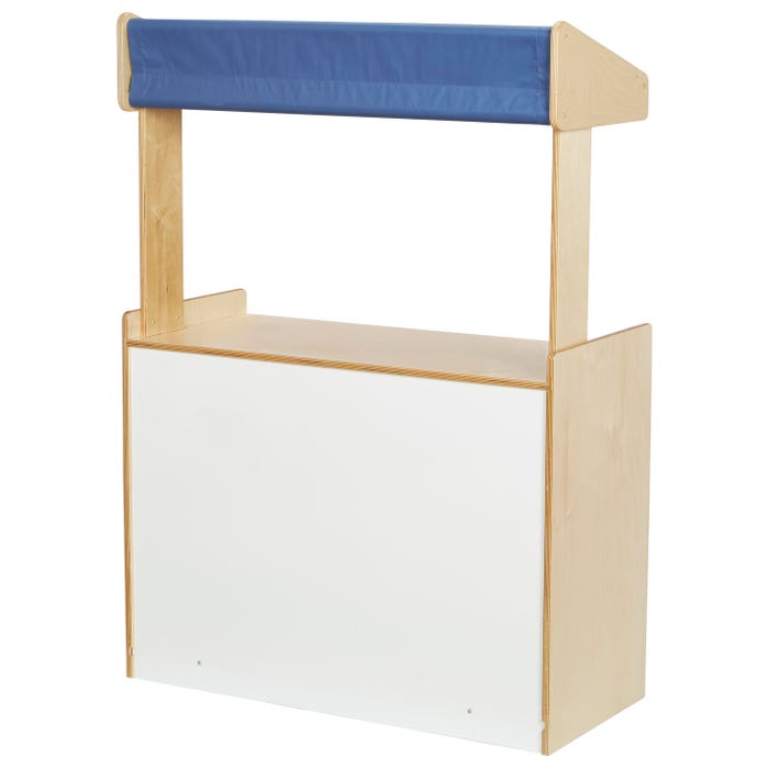 Childcraft Market Stand With Clear Trays, 35-3/4 x 16 x 49-7/8 Inches