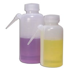 Frey Scientific Polyethylene Unitary Wash Bottles, 500 mL, Translucent, Pack of 4, Item Number 560191
