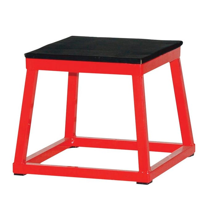 Champion Sports Plyometric Box, 12 Inches, Red