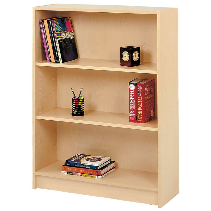 Stevens ID Systems Bookcase, 3 Shelves, 36 x 12 x 48 Inches