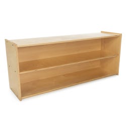 Childcraft ABC Furnishings 2-Shelf Storage Unit for Classrooms, Wooden, 48 x 13 x 20-1/8 Inches 1526300