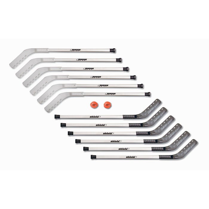 Shield Elementary Outdoor Floor Hockey Stick Set, 36 Inches