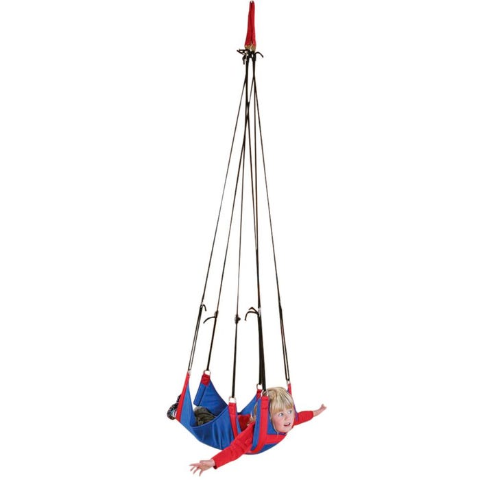 Suspension Swing, Child, 38-1/2 x 30 x 41 Inches, Red