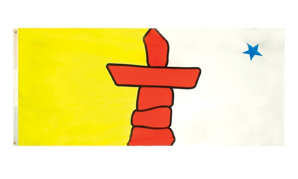 Image for Annin Nunavut Flag, Nylon, 3 x 6 Feet from School Specialty
