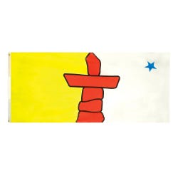 Annin Nunavut Flag, Nylon, 3 x 6 ft, Item Number 1542899