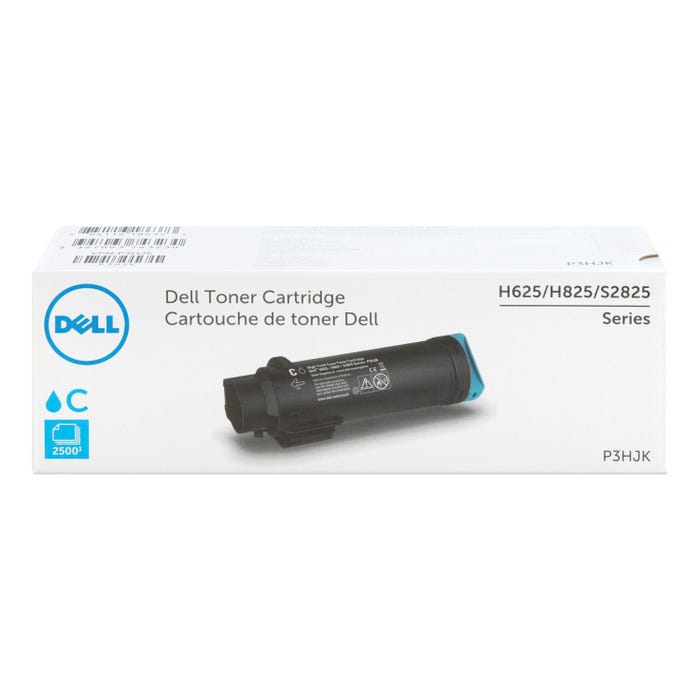 Dell Ink Toner Cartridge, P3HJK, Cyan