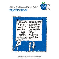 Image for Sitton Spelling Student Practice Books, Grade 5, Set of 5 from School Specialty
