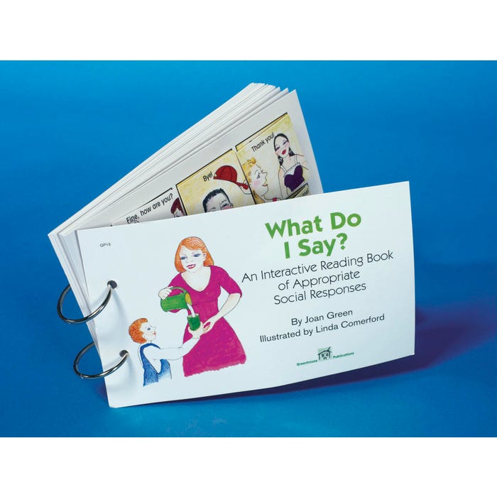 What do I Say? Interactive Reading Book