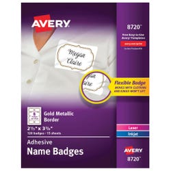 Name Badge Labels, Item Number 2006199